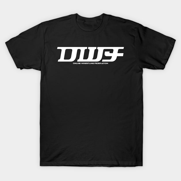 OWF White Text Logo T-Shirt by MpireOnlineNetwork